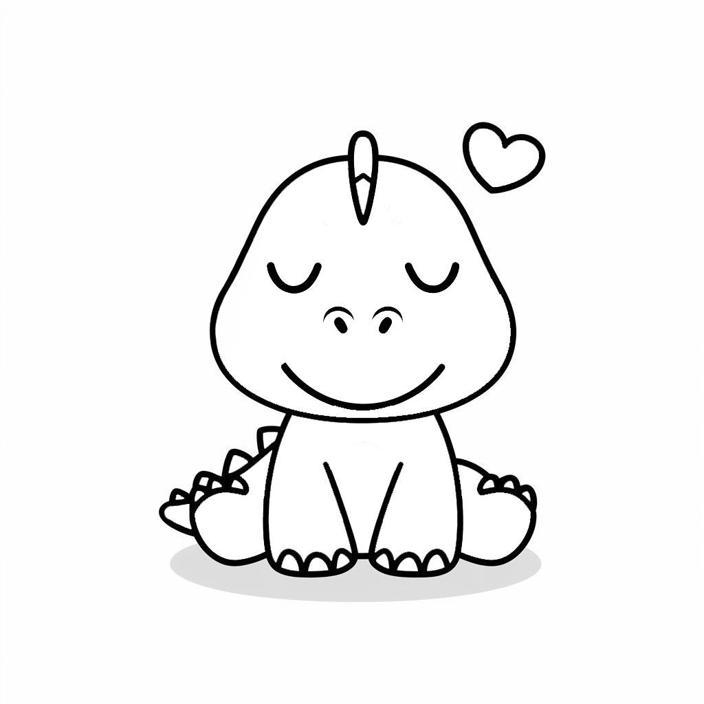 disegni da colorare sui dinosauri