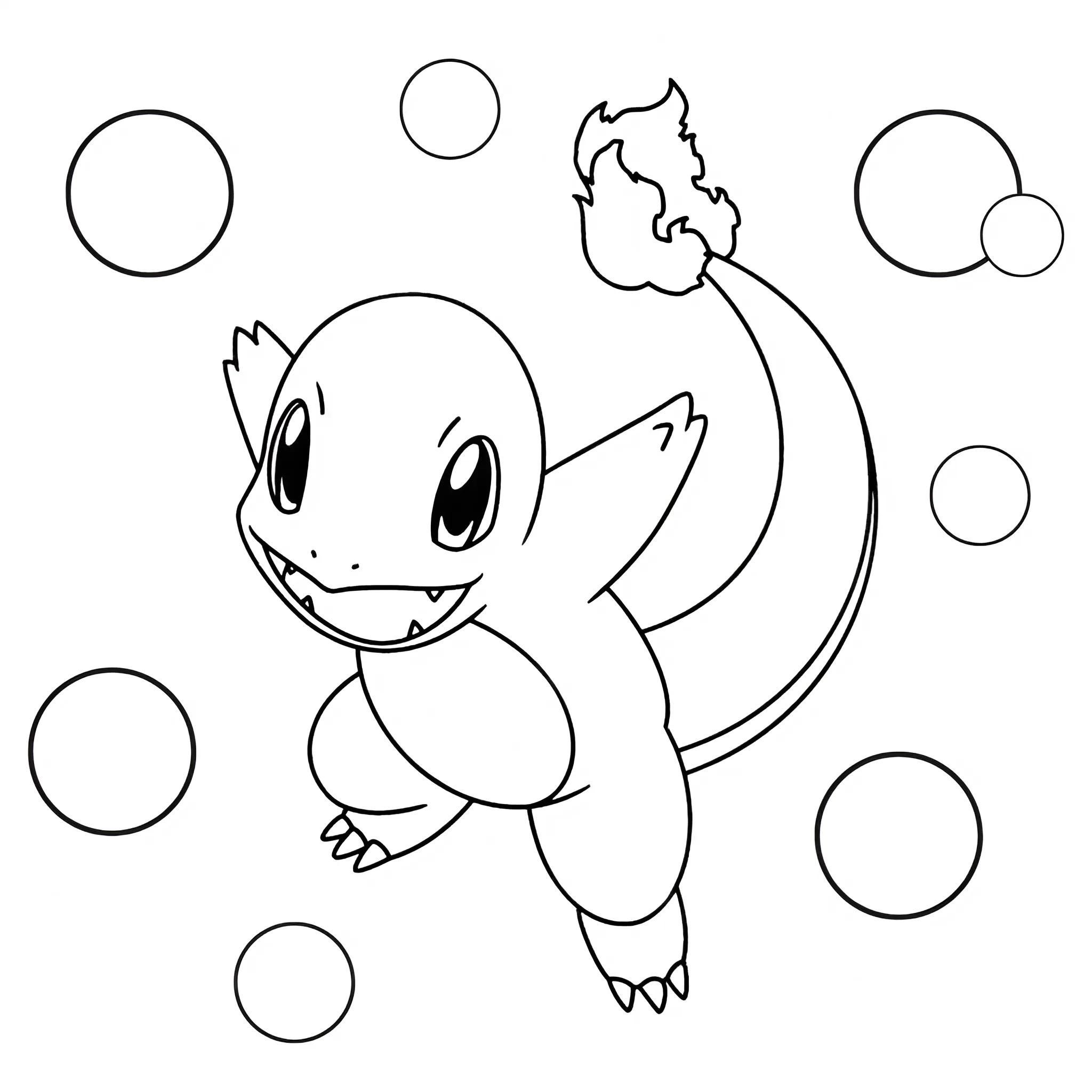 charmander pokemon da colorare​