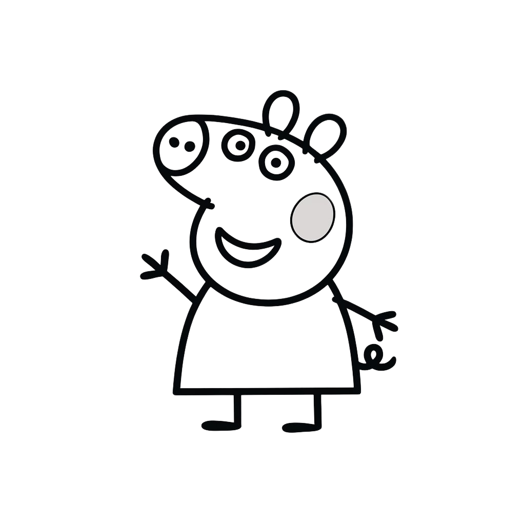 disegni da colorare peppa pig da stampare