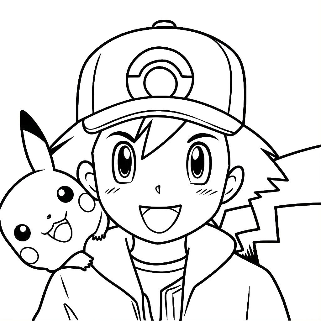 disegni da colorare pikachu