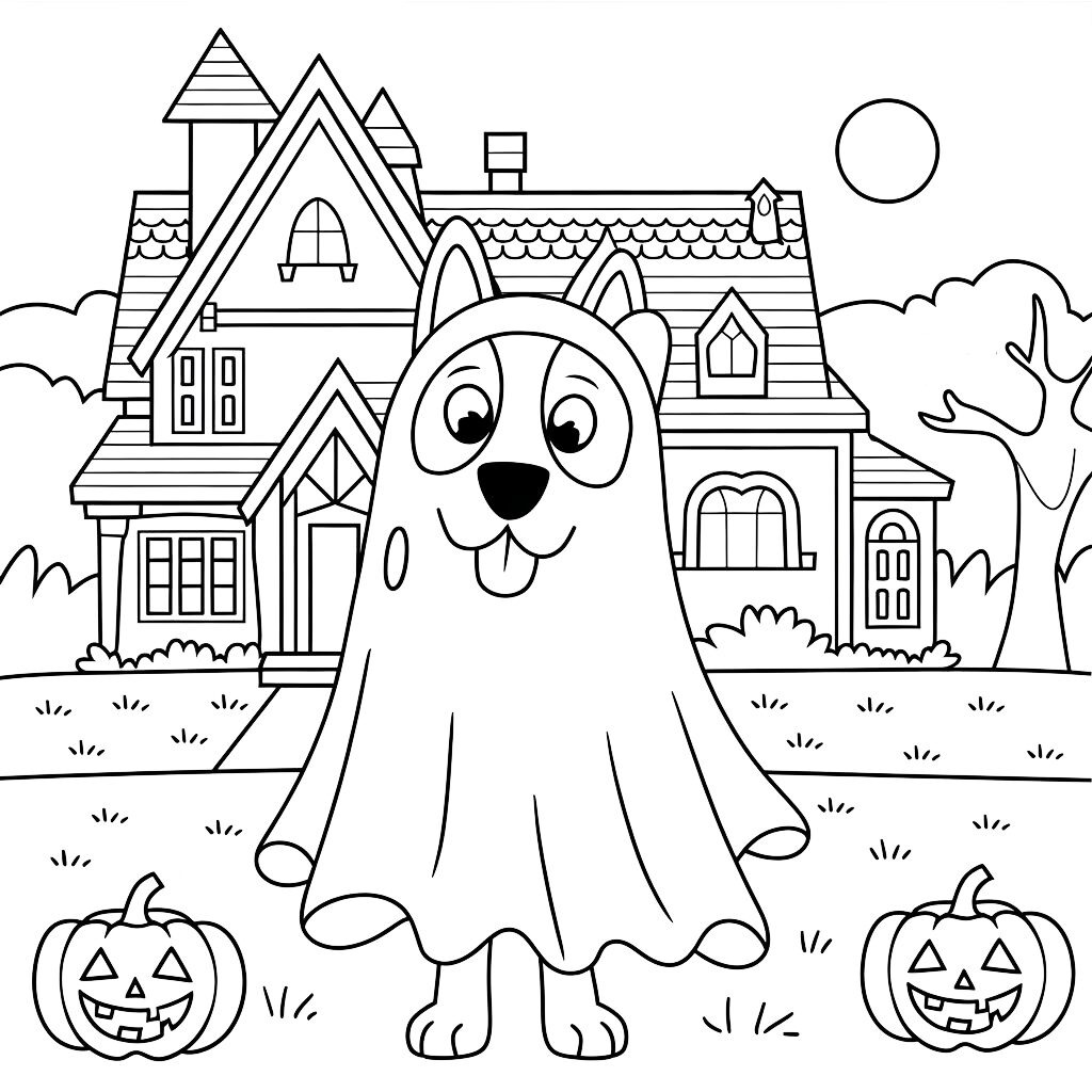 disegno halloween da colorare