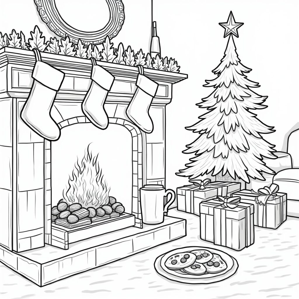 disegni da colorare per natale