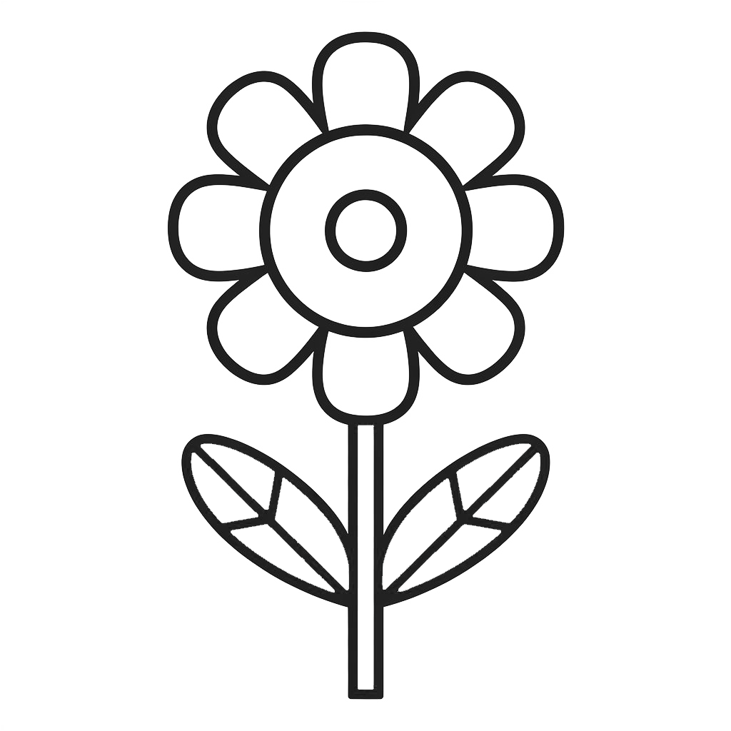 fiori disegni da colorare