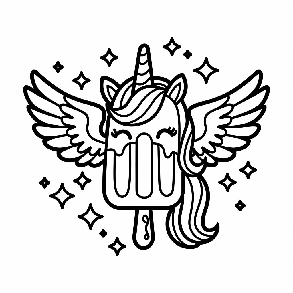 gelato immagini da colorare