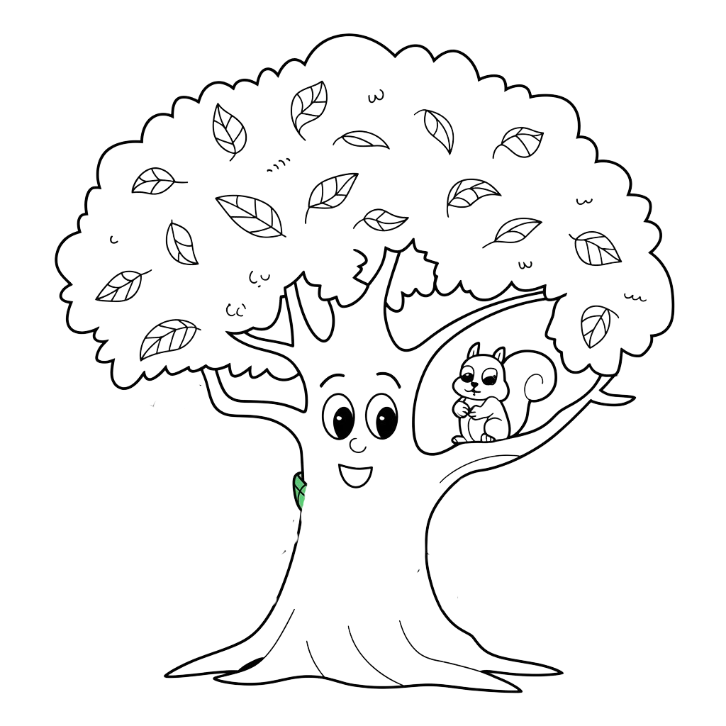 disegno da colorare autunno