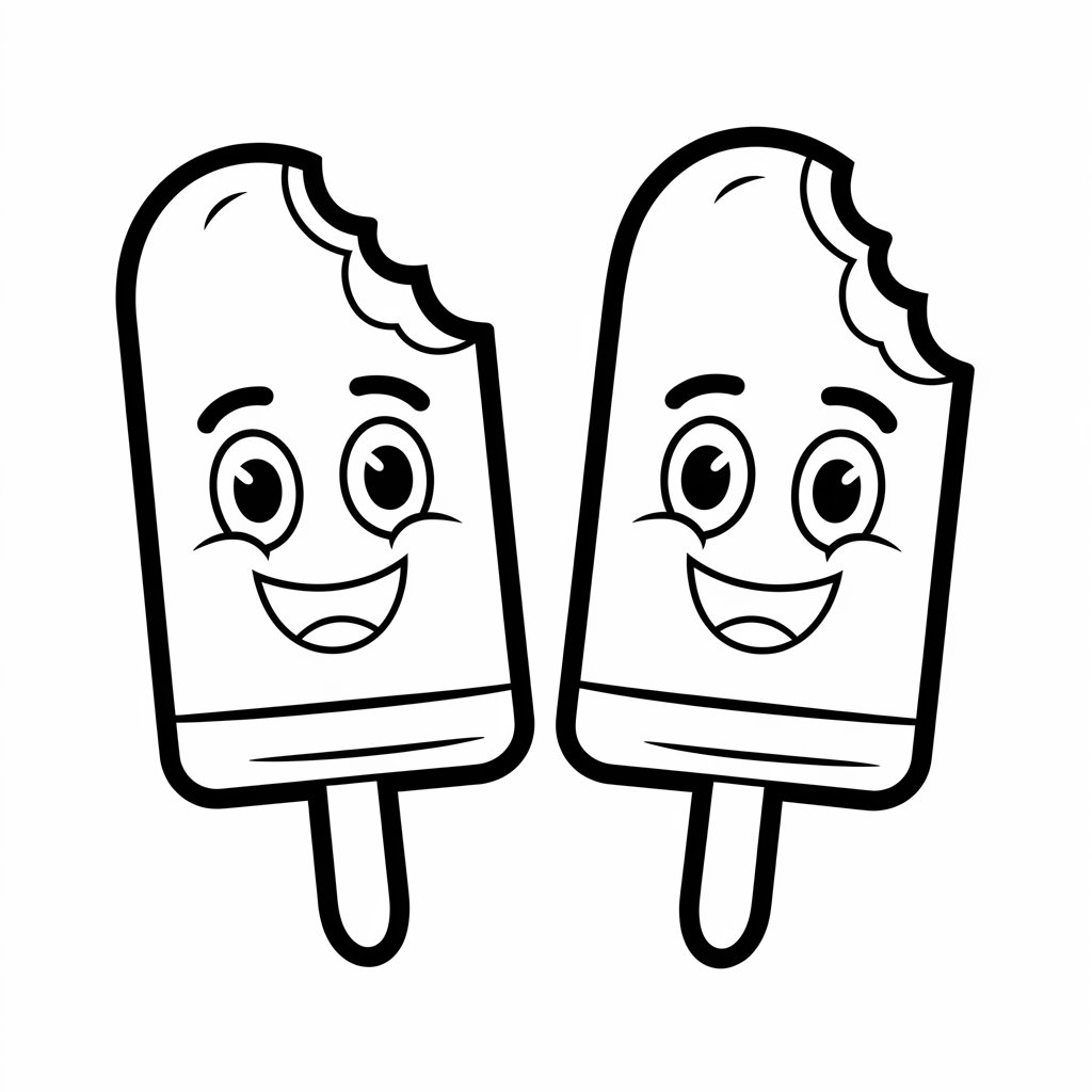 gelati da stampare e colorare