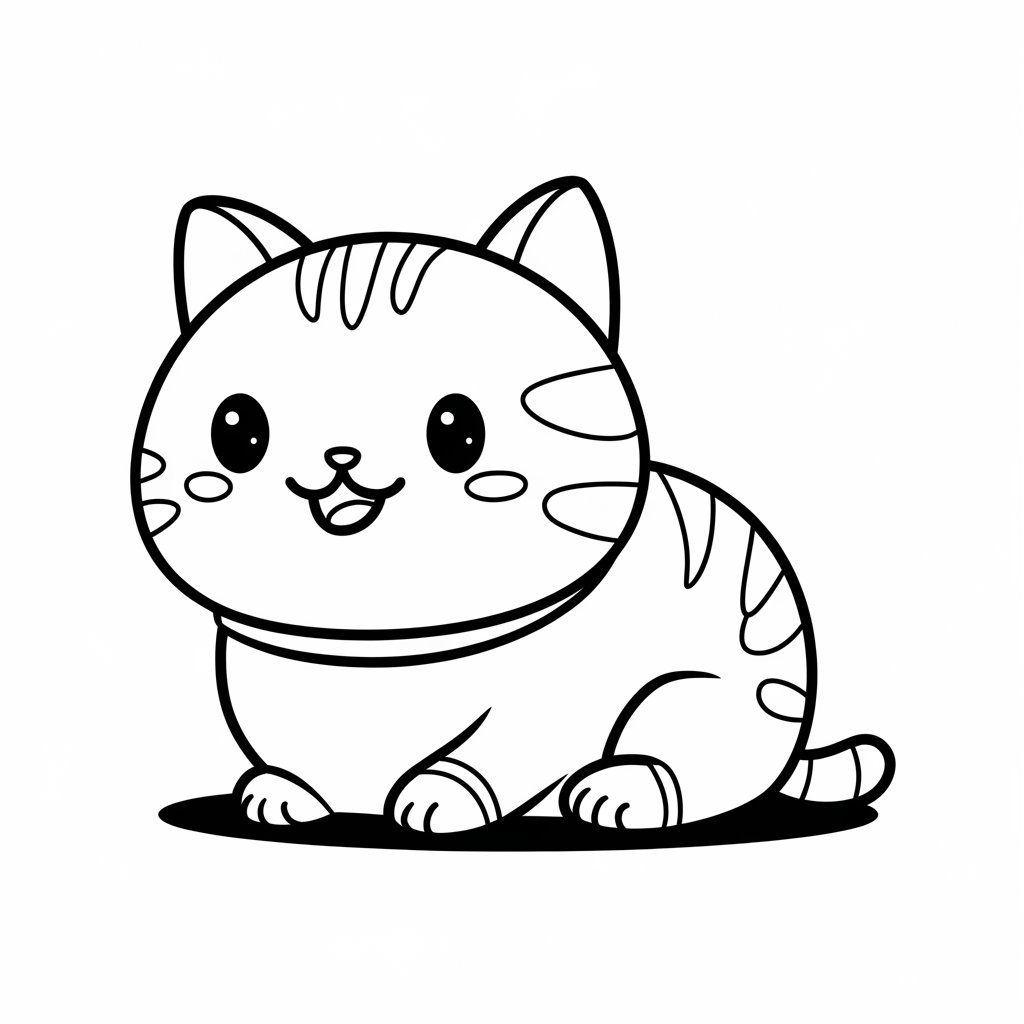 disegno da colorare kawaii