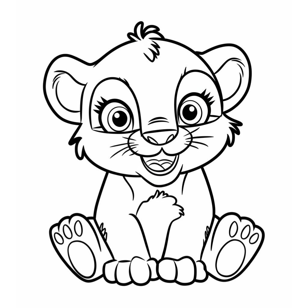 re leone da colorare