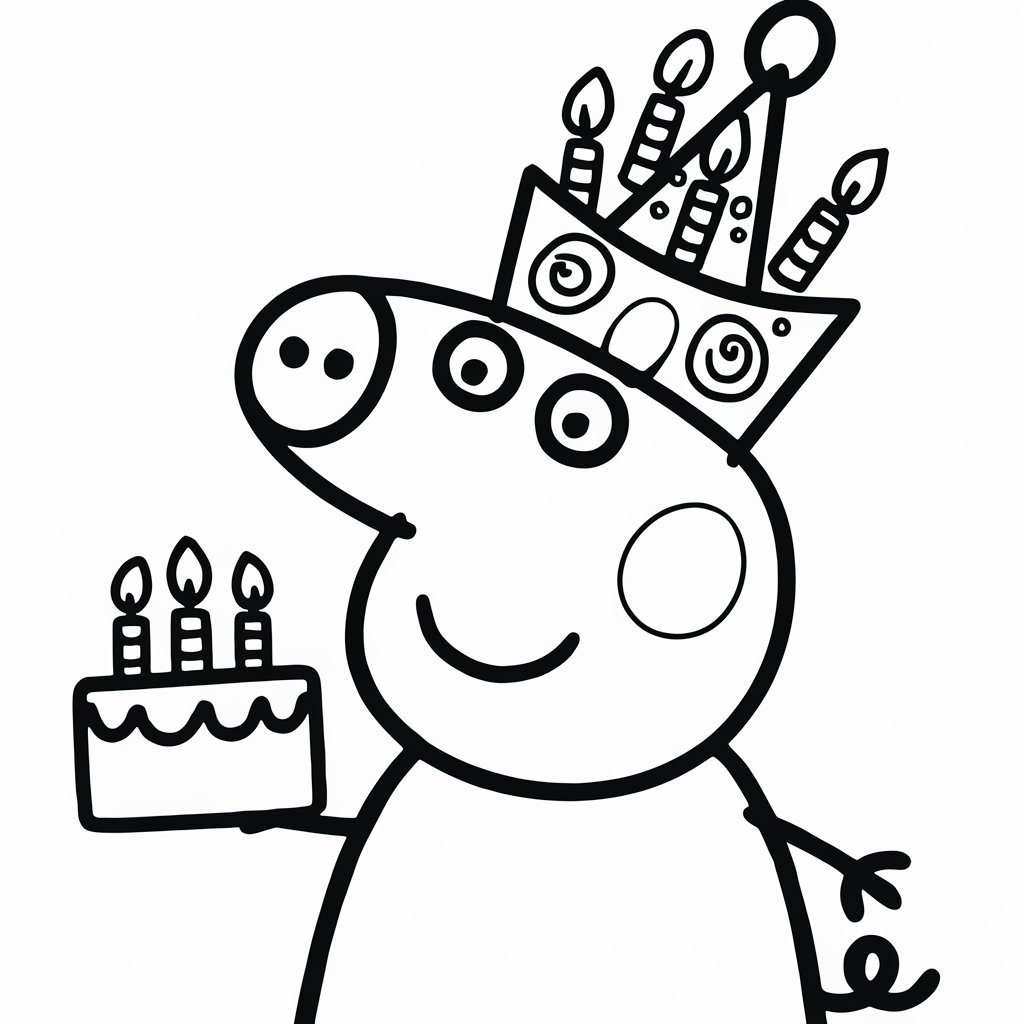 disegni di peppa pig da colorare