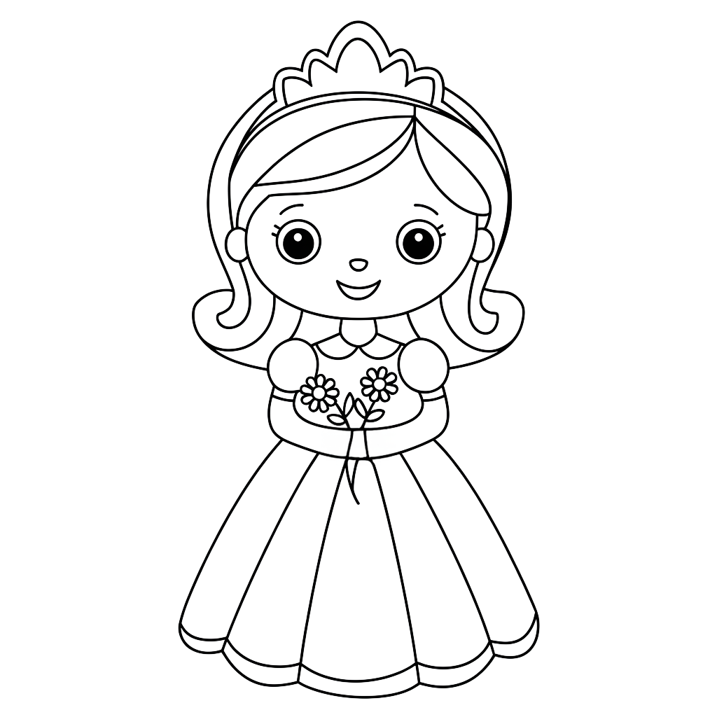 disegni da colorare disney principesse