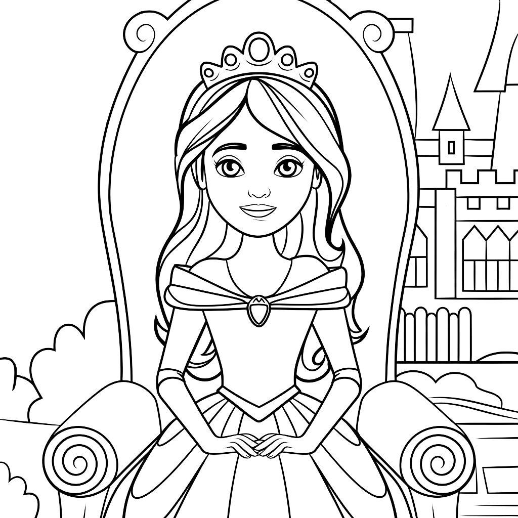 disney da colorare principesse