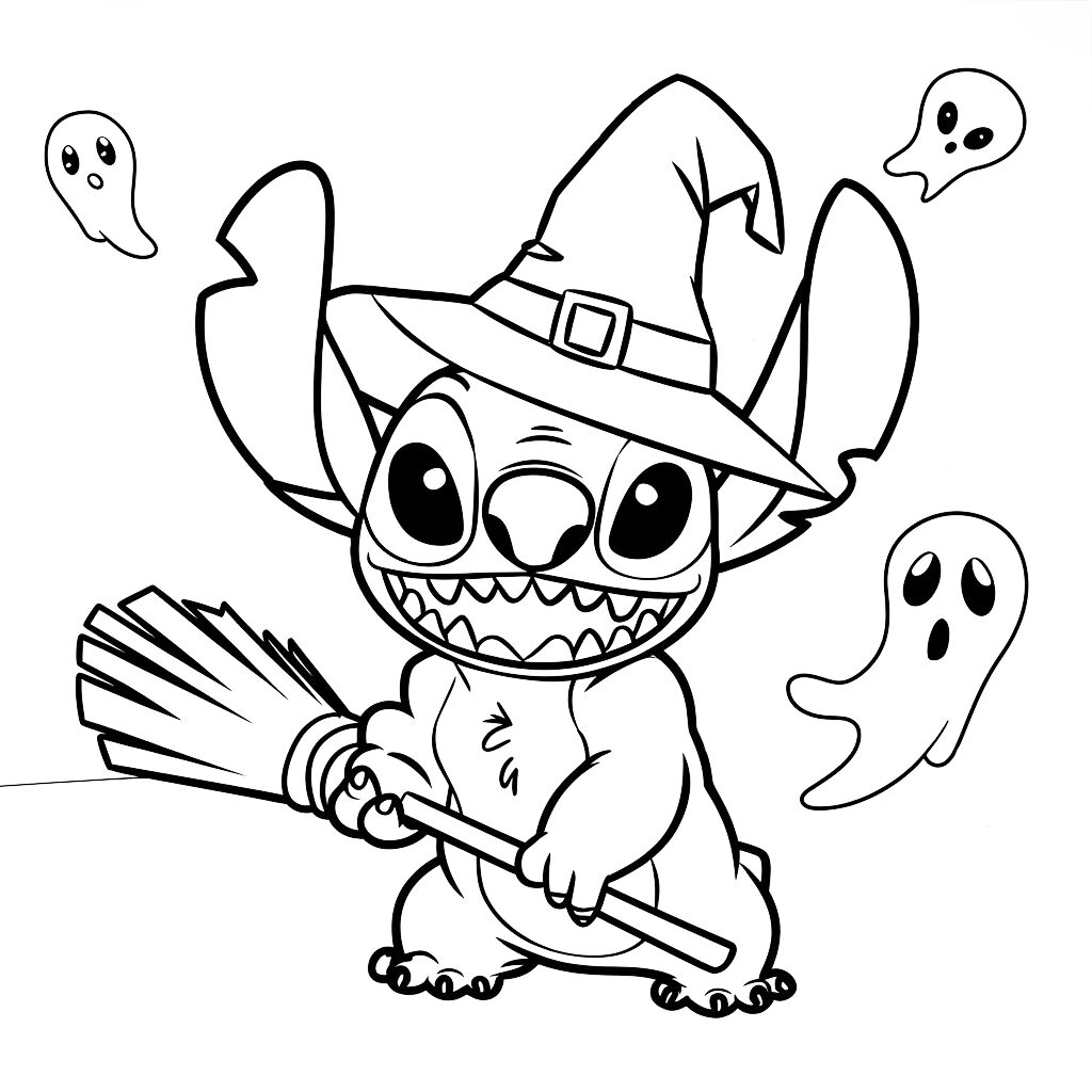 stich stitch da colorare