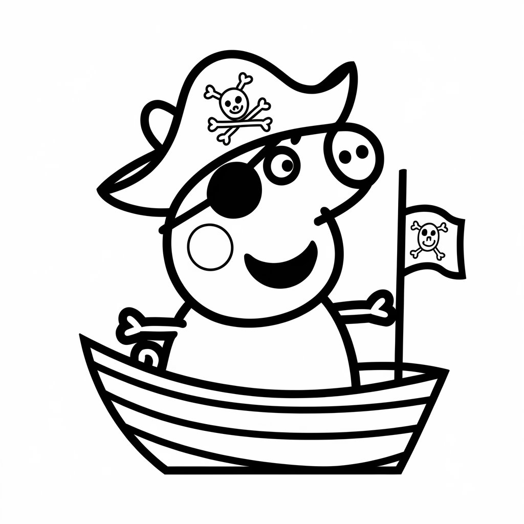 peppa pig disegno da colorare