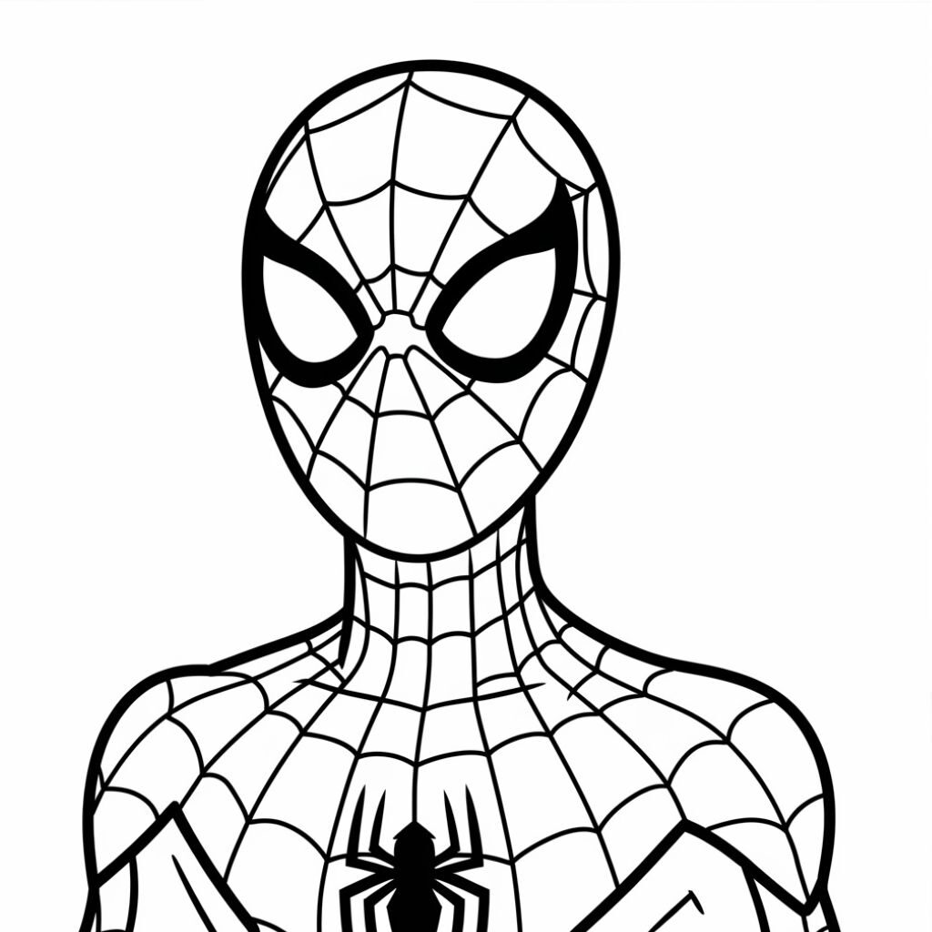 disegni da colorare spiderman