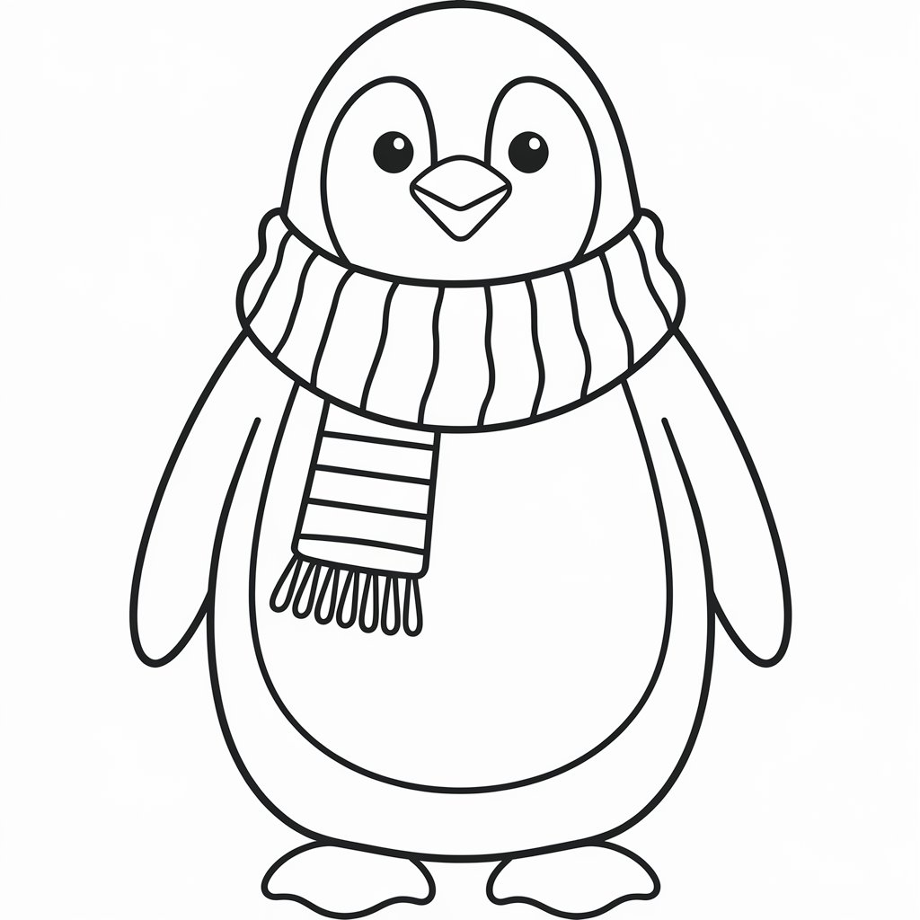 disegni da colorare sull'inverno