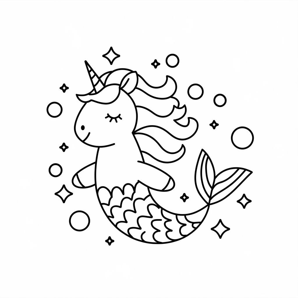 sirene da colorare e stampare