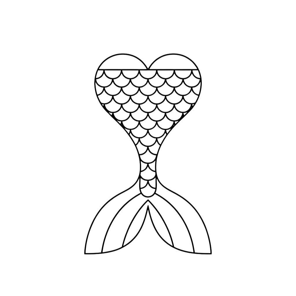 disegno sirene da colorare