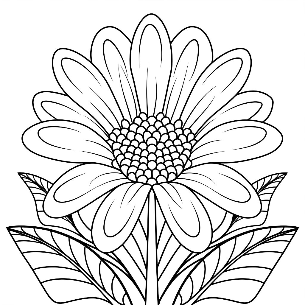 disegni da colorare sui fiori