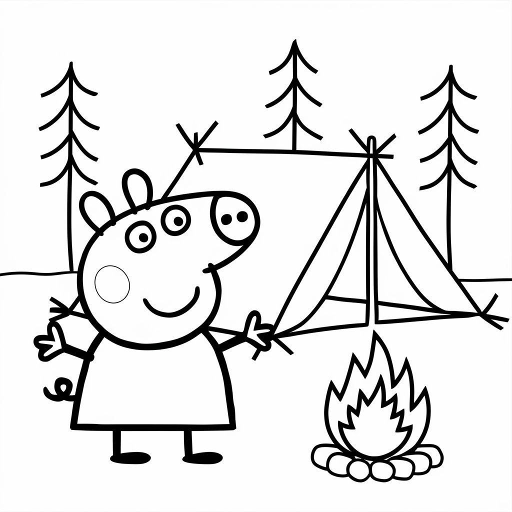 peppa pig disegni da colorare