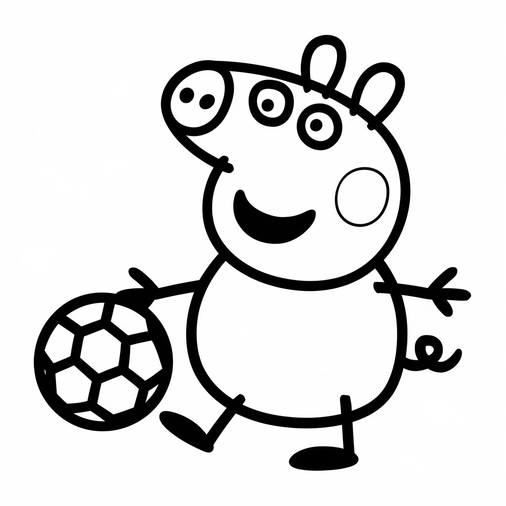 disegno peppa pig da colorare