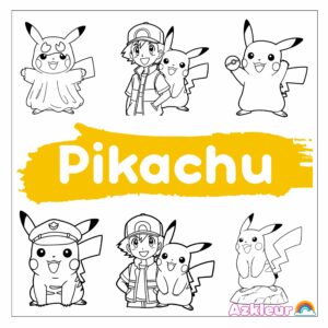Pikachu da Colorare