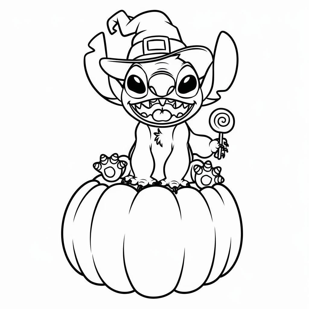 lilo e stitch da colorare