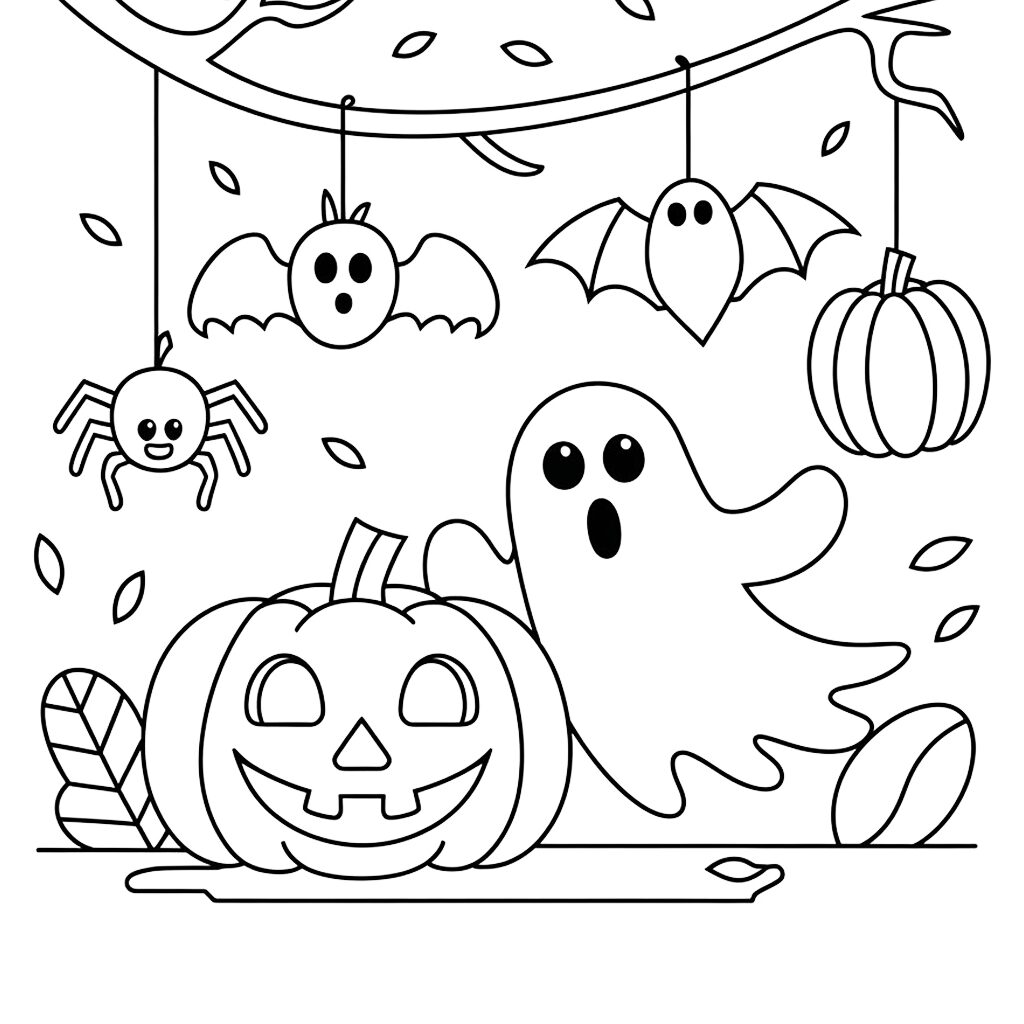disegni colorare halloween