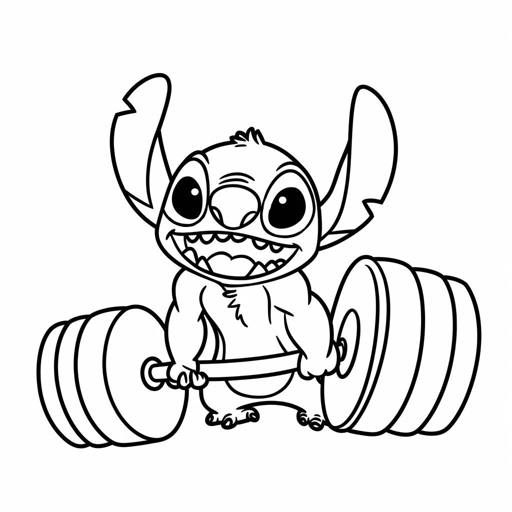 disegni da colorare di stitch