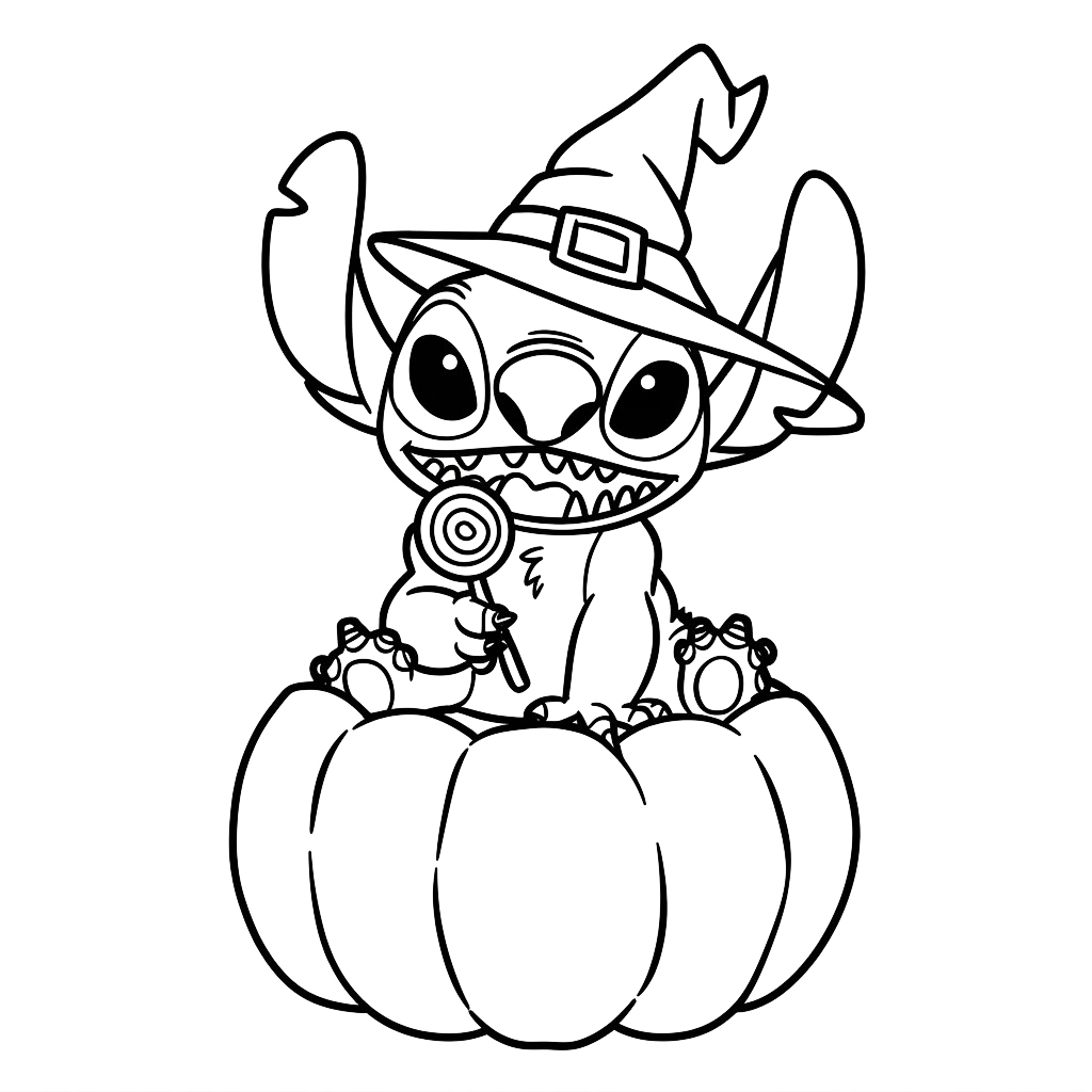 disegno da colorare stitch