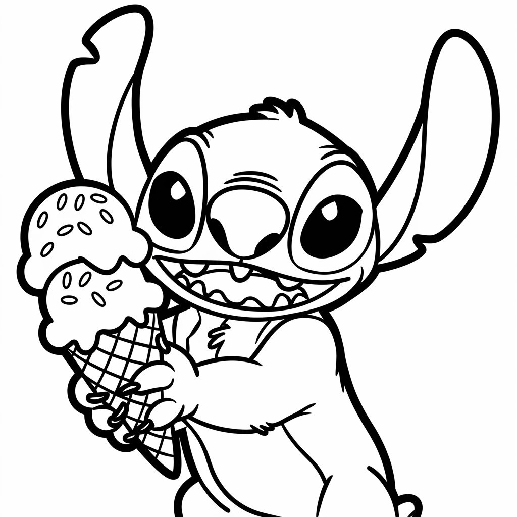 disegno gelato da colorare