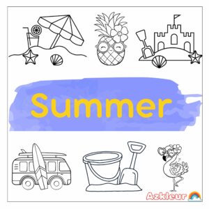 Disegni Estate da Colorare