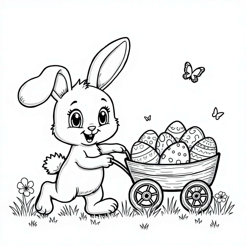 disegno da colorare di pasqua