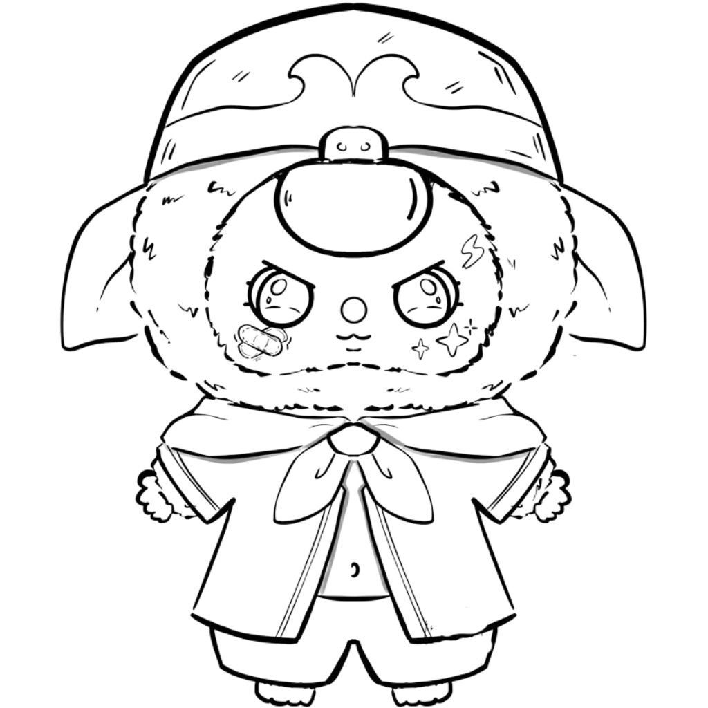 Facile baby three colorare con versione stampabile