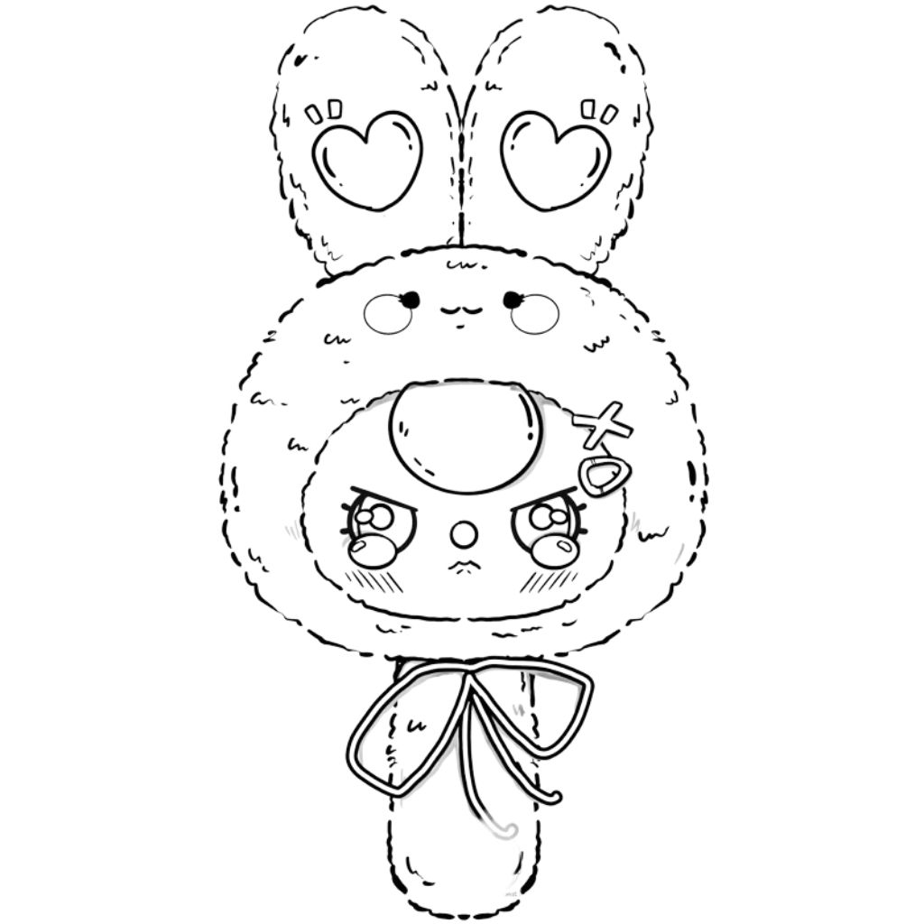 Stampa e colora baby three per bambini