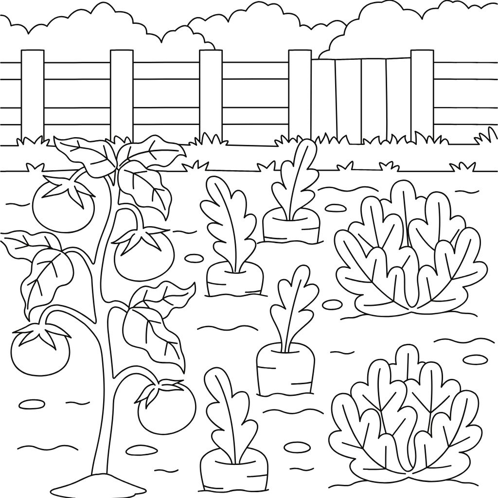 disegni da colorare case con giardino