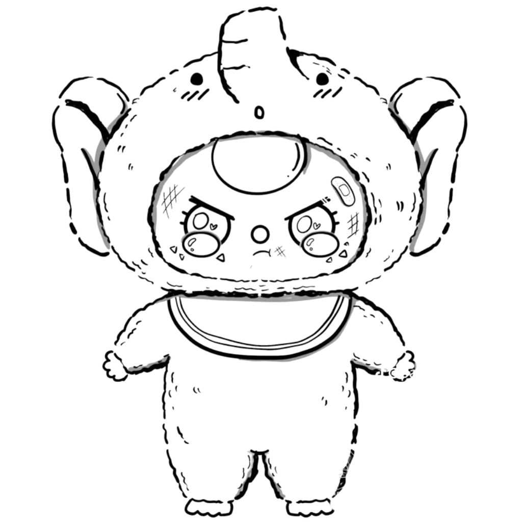 Neonati baby three da colorare e stampare