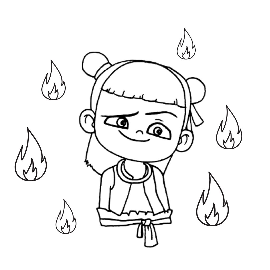 Disegno di Ne Zha da scaricare subito