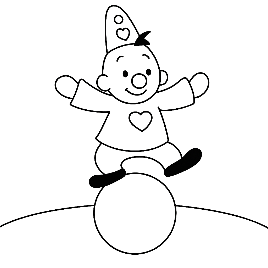 Disegno stampabile di Bumba al Circo