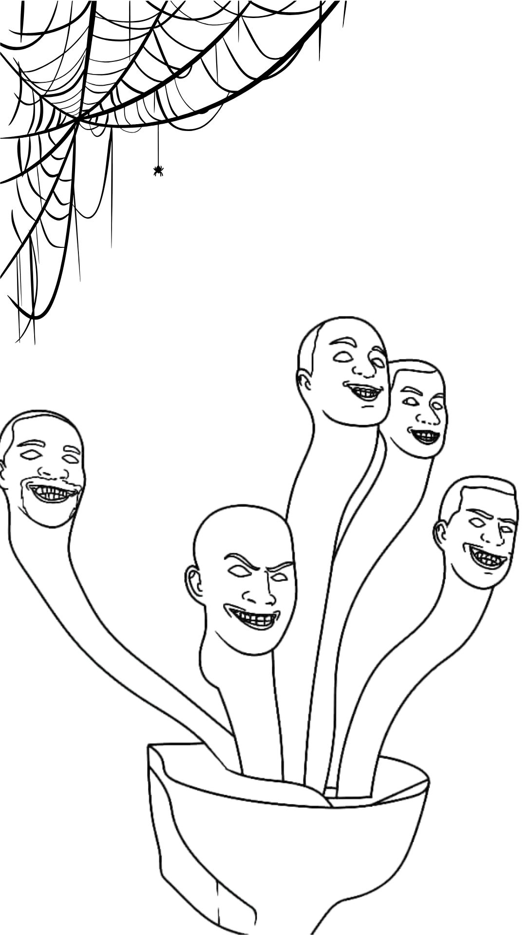 skibidi toilet coloring pictures