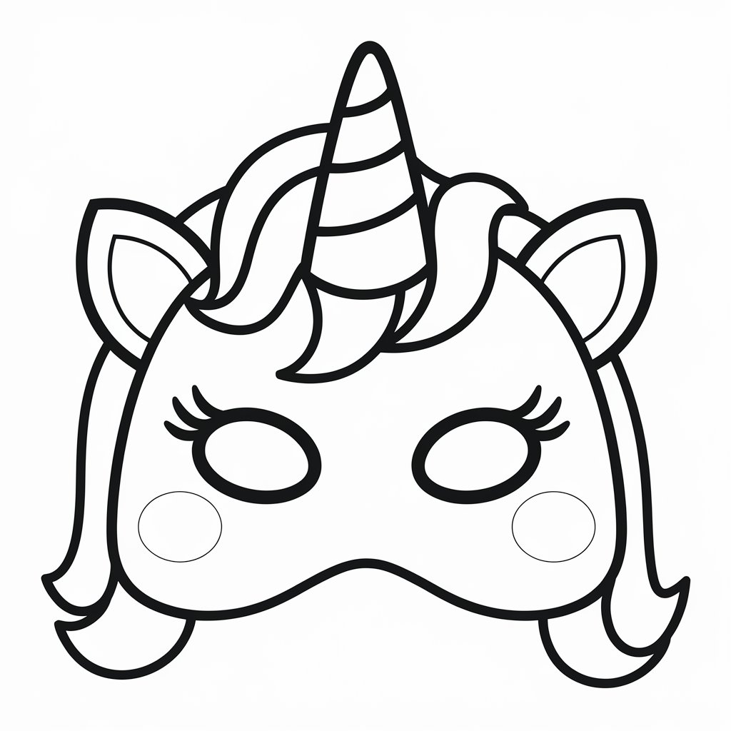 disegni da colorare di carnevale