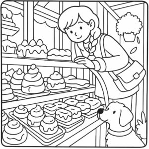 Libro da Colorare Coco Wyo gratis per bambine