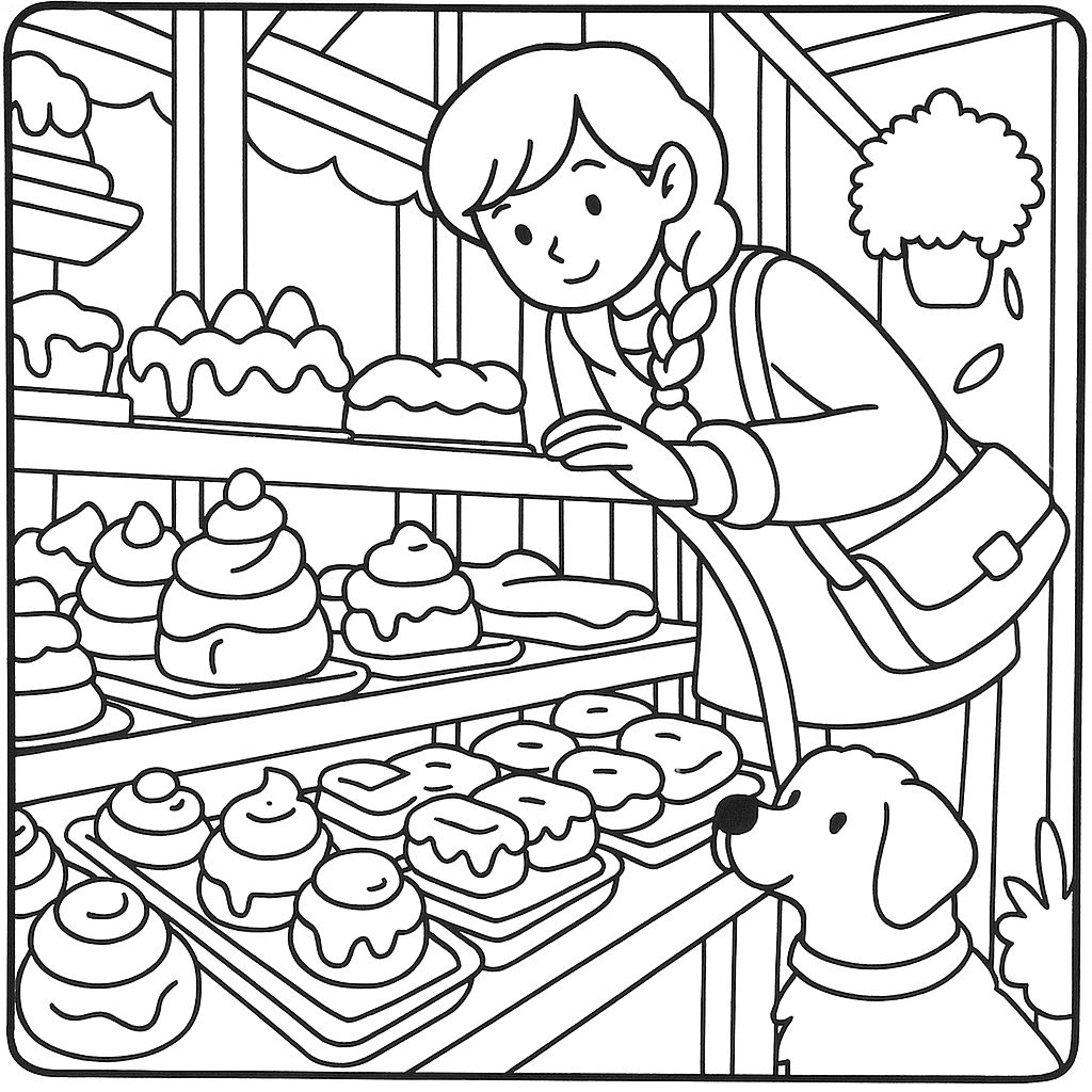 Libro da Colorare Coco Wyo gratis per bambine