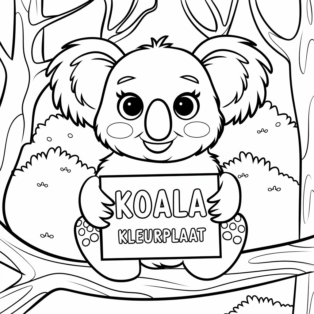 koala da colorare e stampare