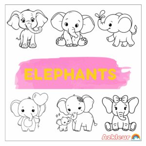 Elefante da Colorare