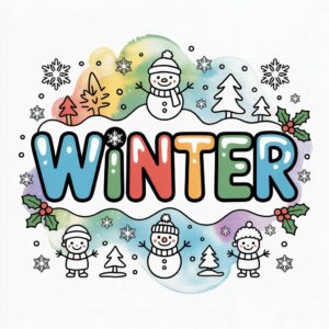 Disegni Inverno da Colorare