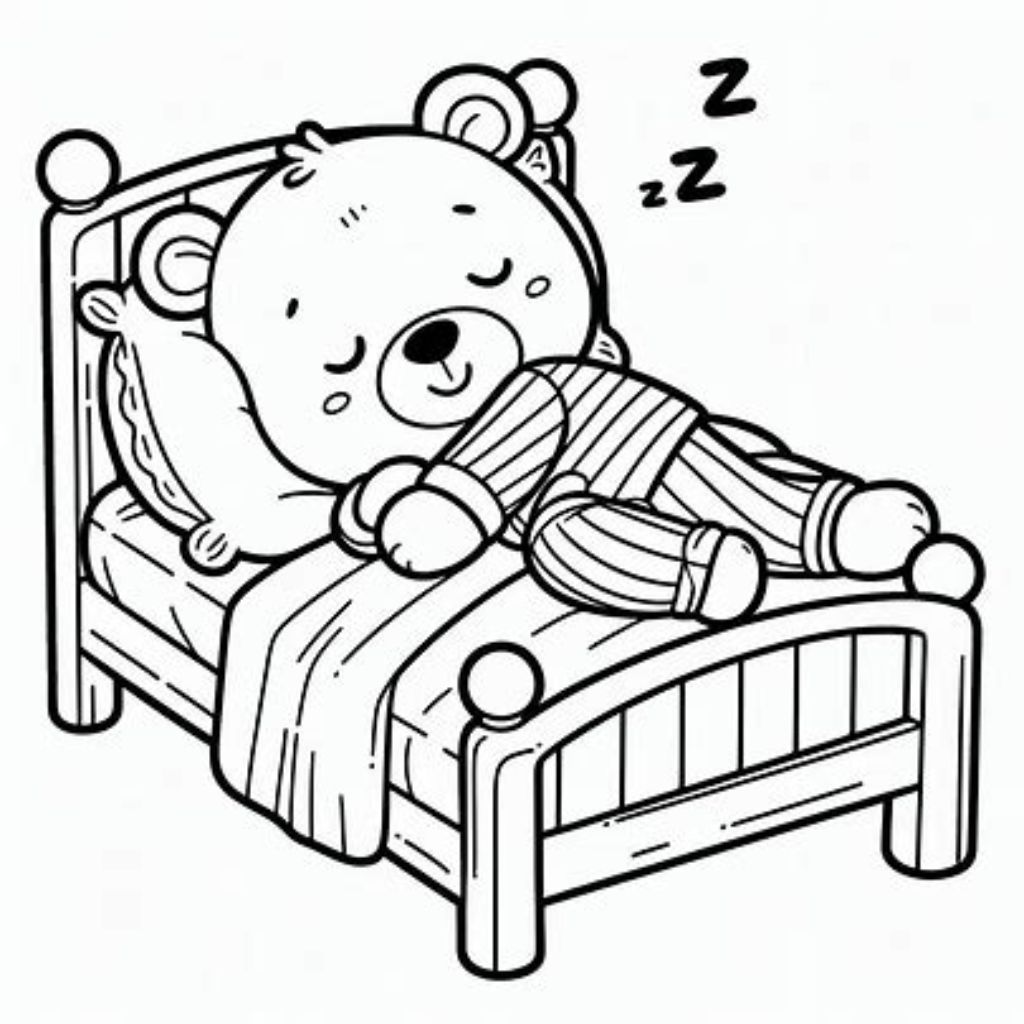 disegni di masha e orso da colorare