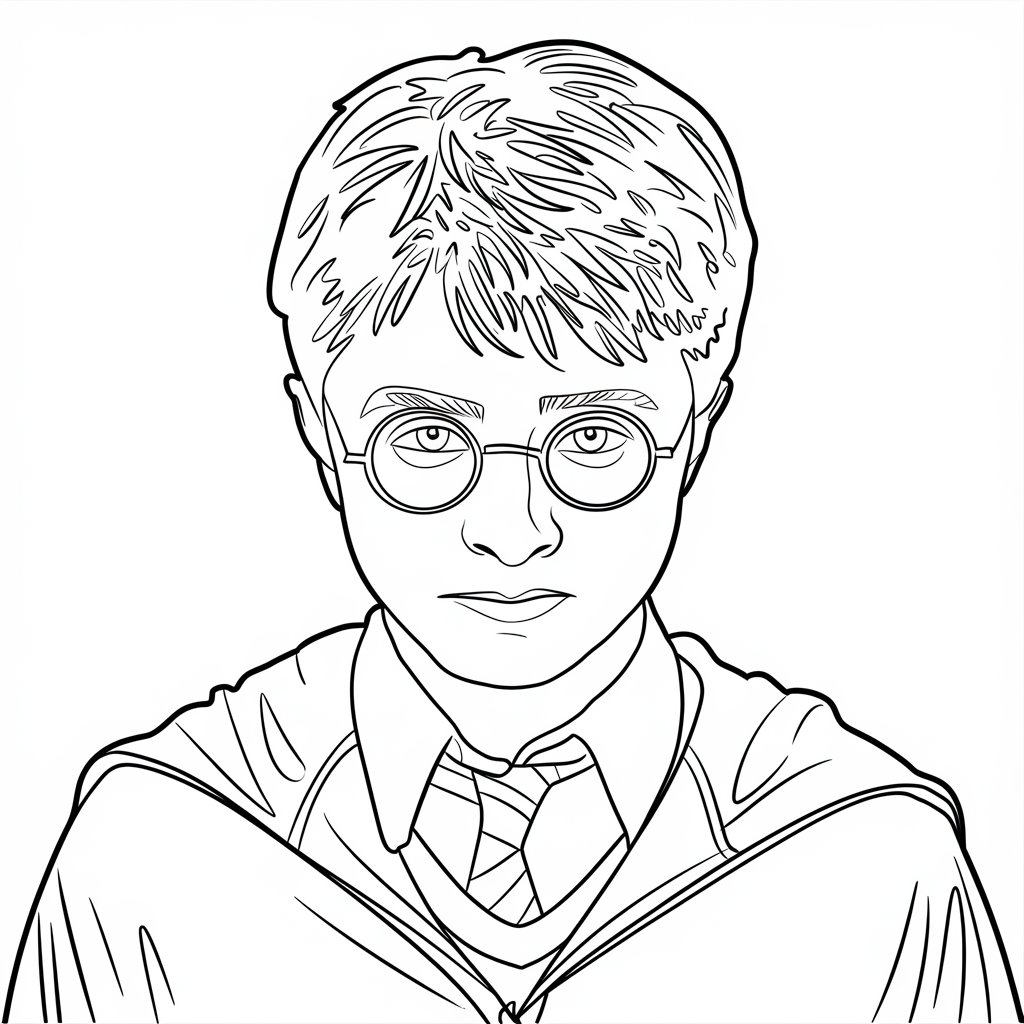 harry potter disegni da colorare