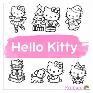 Hello Kitty da Colorare
