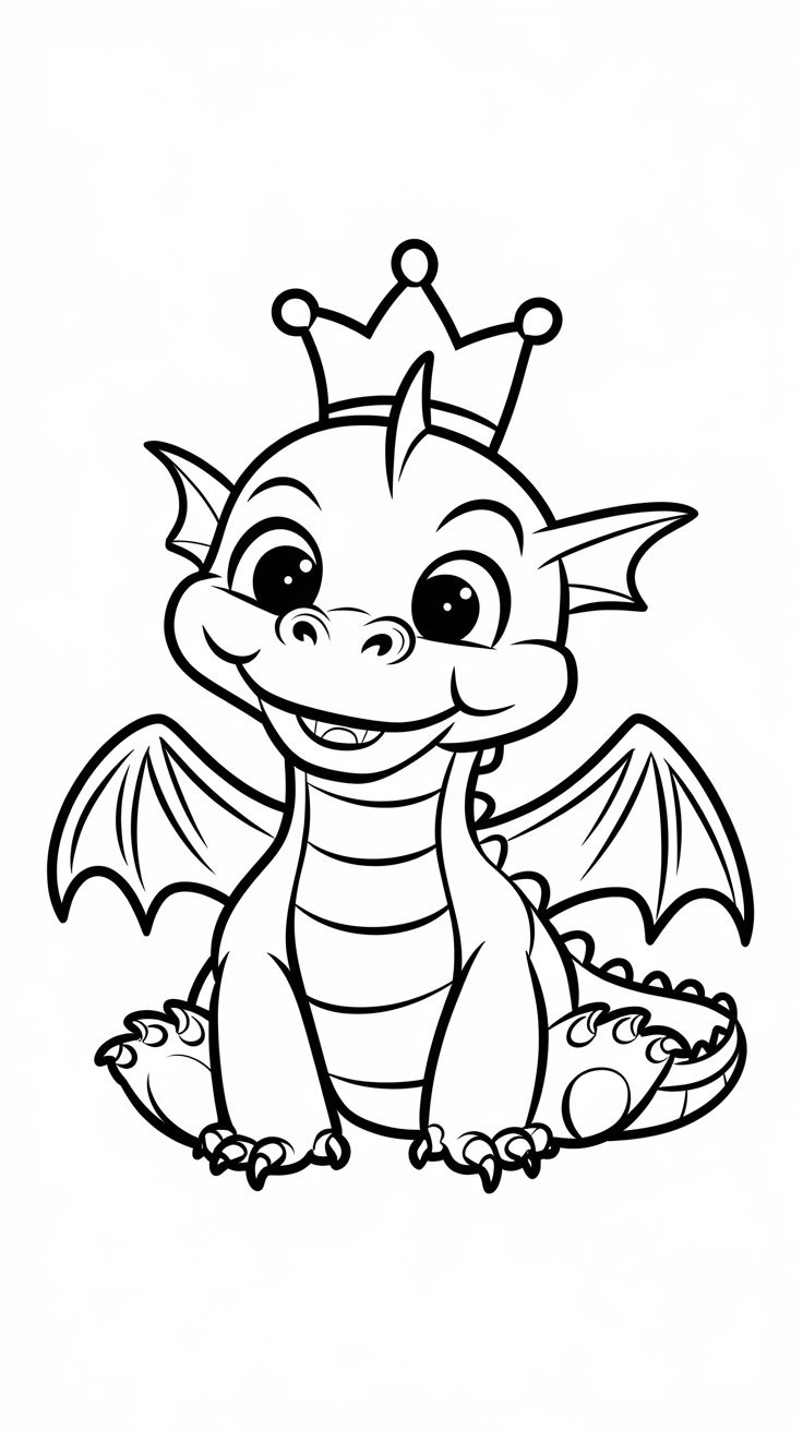 drago disegno colorato