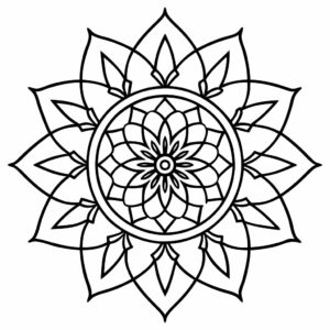mandala da colorare pdf